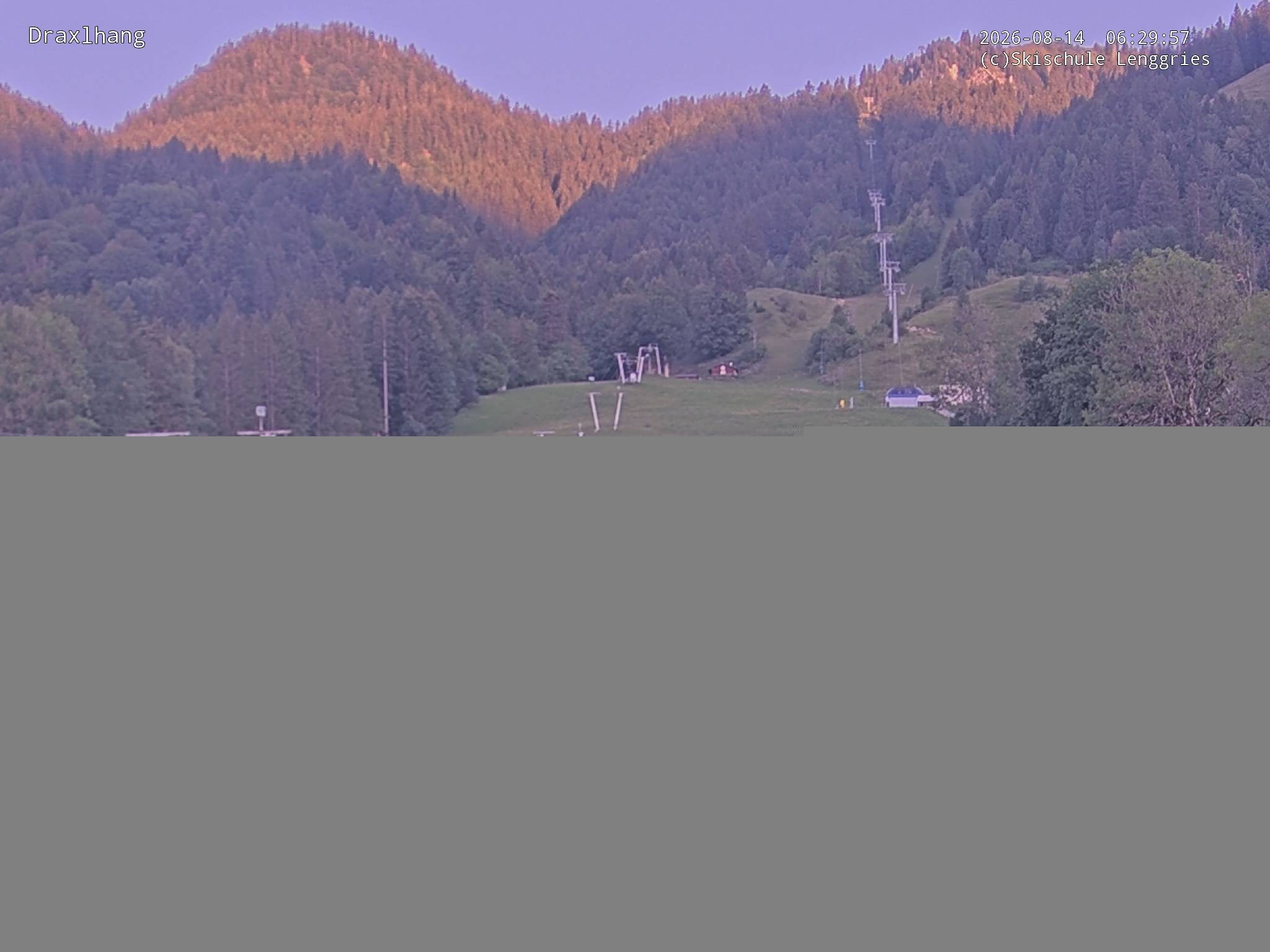Archiv Foto Webcam Blick auf den Draxlhang