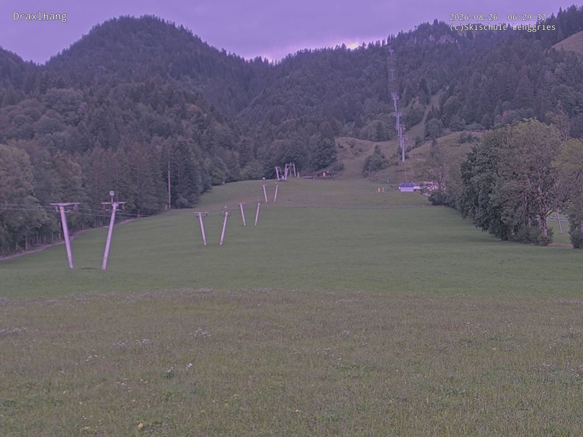 Archiv Foto Webcam Blick auf den Draxlhang