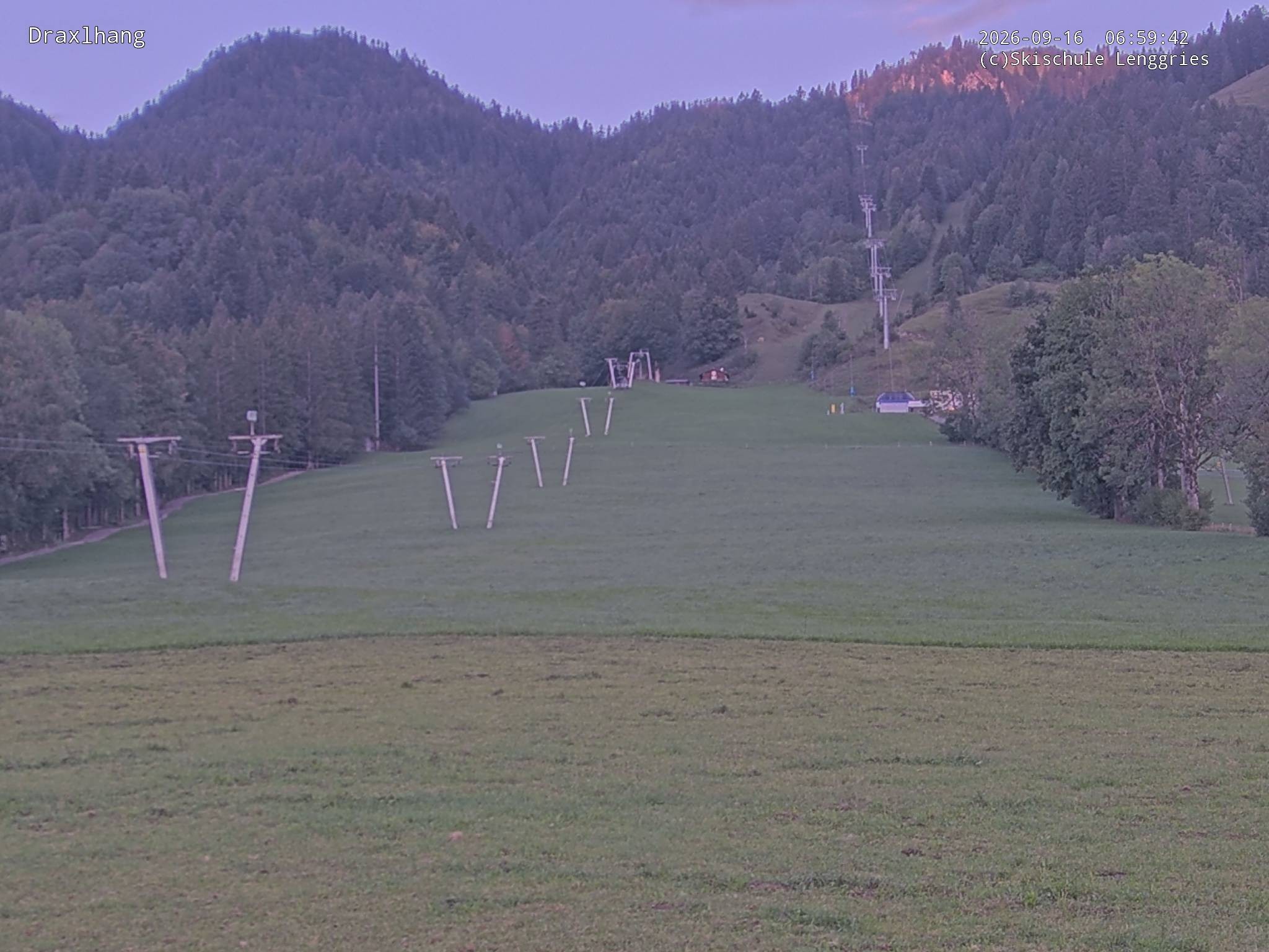 Archiv Foto Webcam Blick auf den Draxlhang