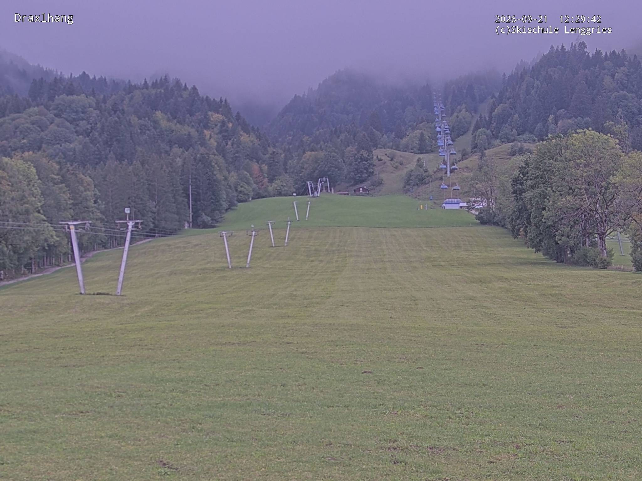 Archiv Foto Webcam Blick auf den Draxlhang