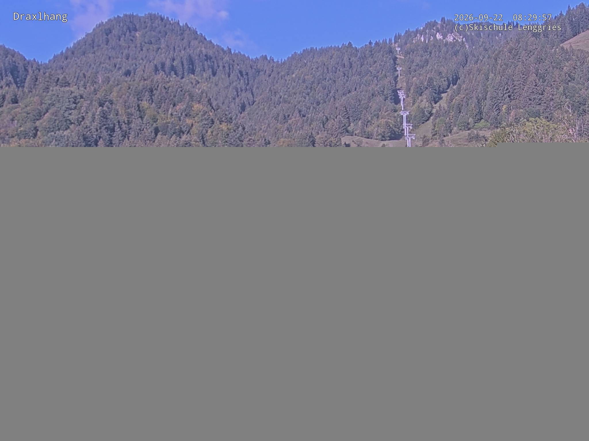 Archiv Foto Webcam Blick auf den Draxlhang