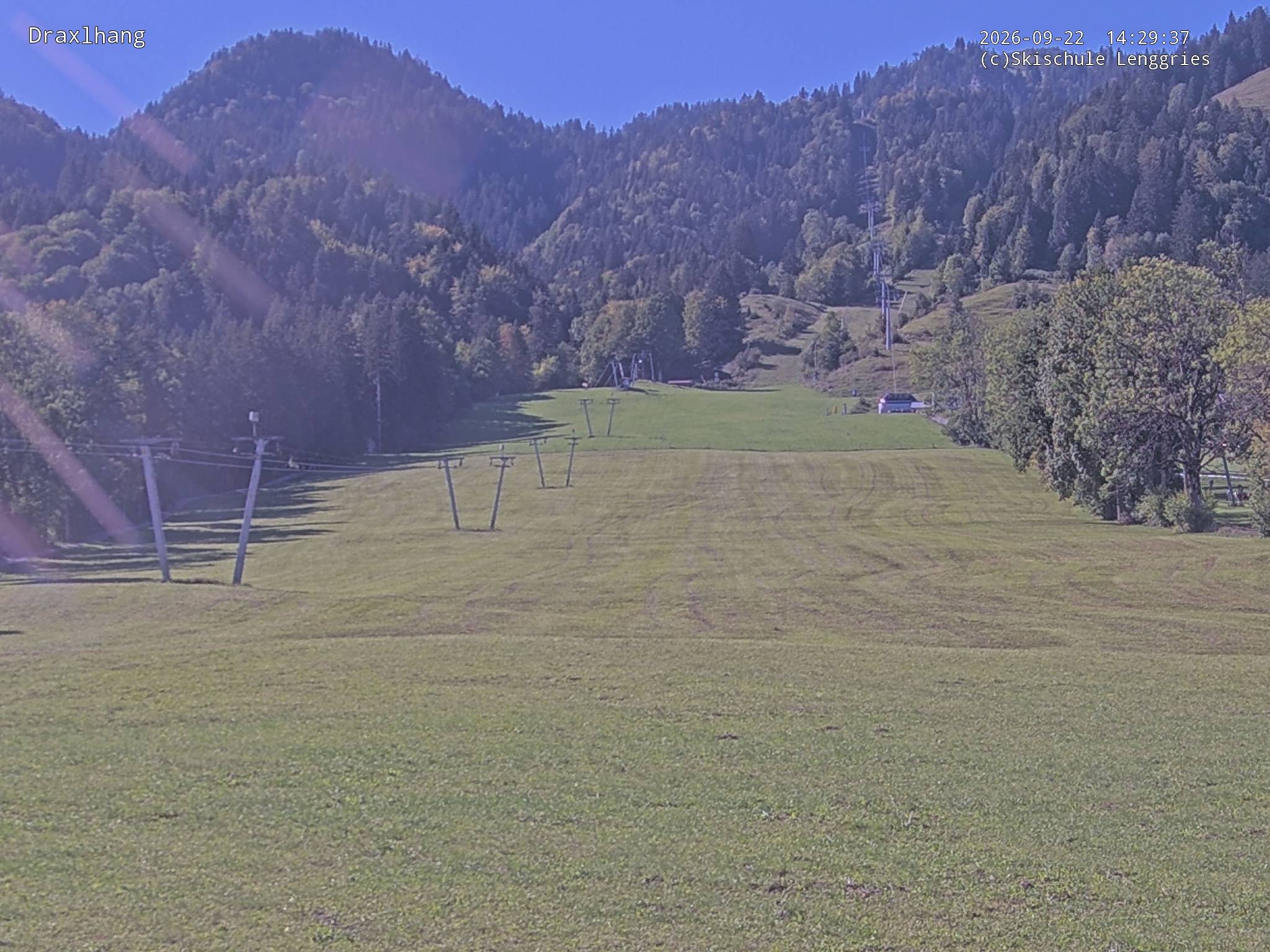Archiv Foto Webcam Blick auf den Draxlhang