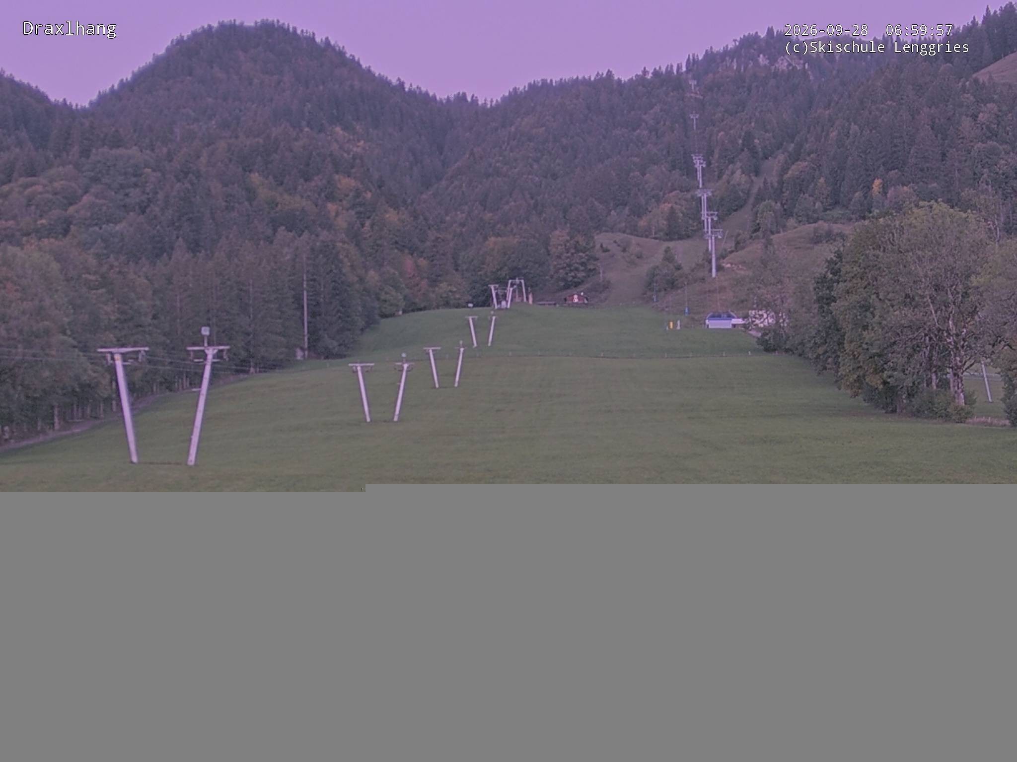 Archiv Foto Webcam Blick auf den Draxlhang