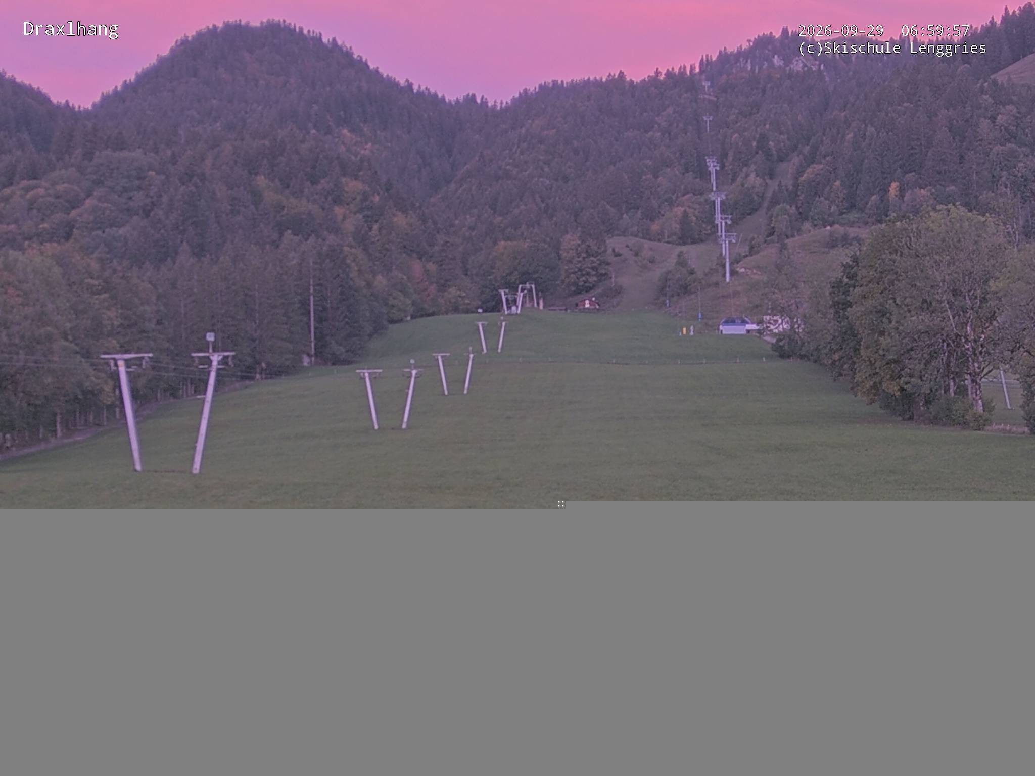 Archiv Foto Webcam Blick auf den Draxlhang