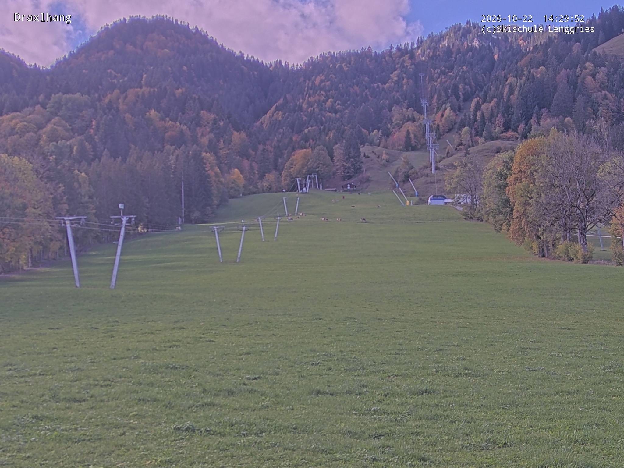 Archiv Foto Webcam Blick auf den Draxlhang