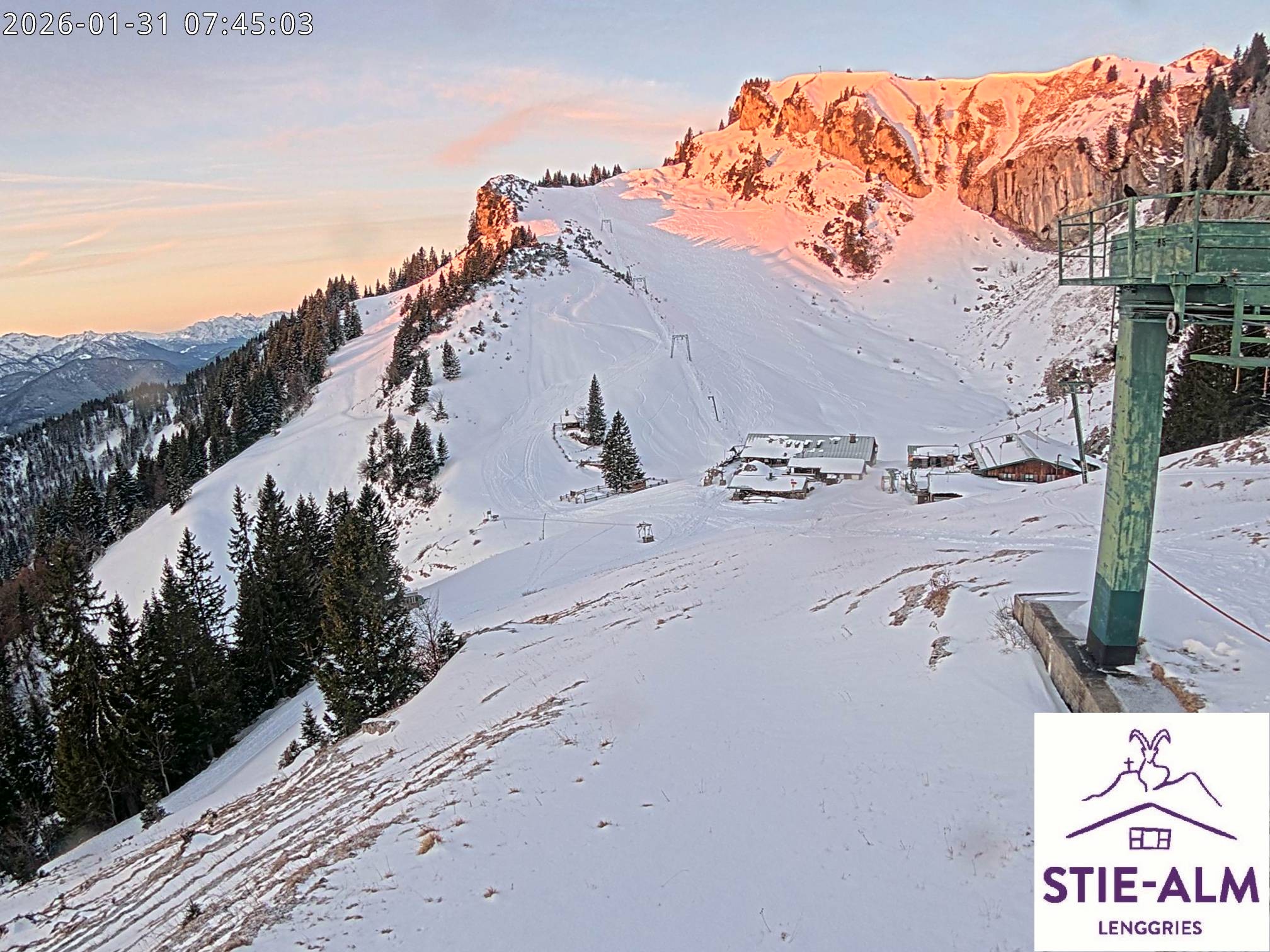 Archiv Foto Webcam Stiealm unterhalb des Latschenkopfes