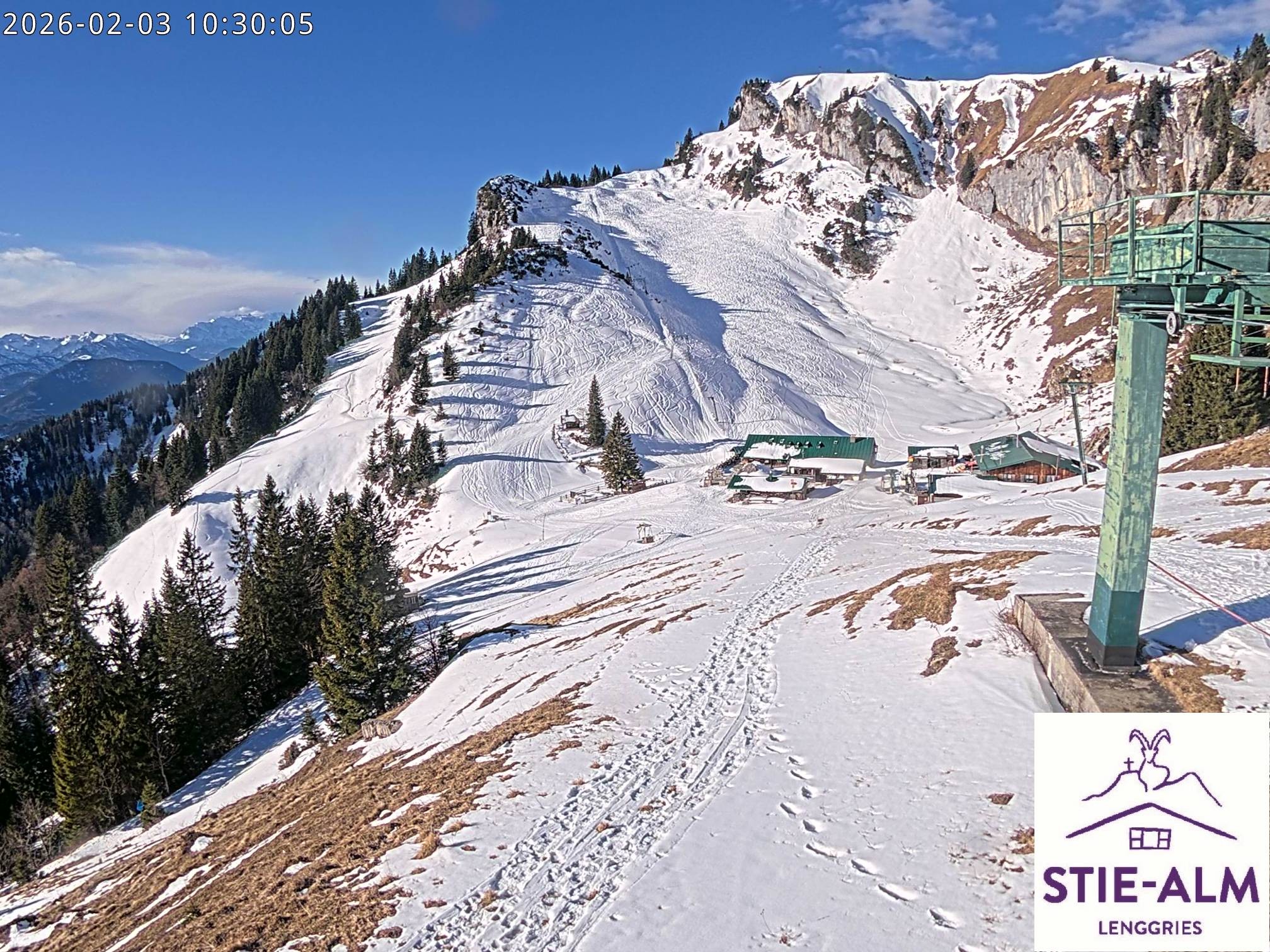 Archiv Foto Webcam Stiealm unterhalb des Latschenkopfes