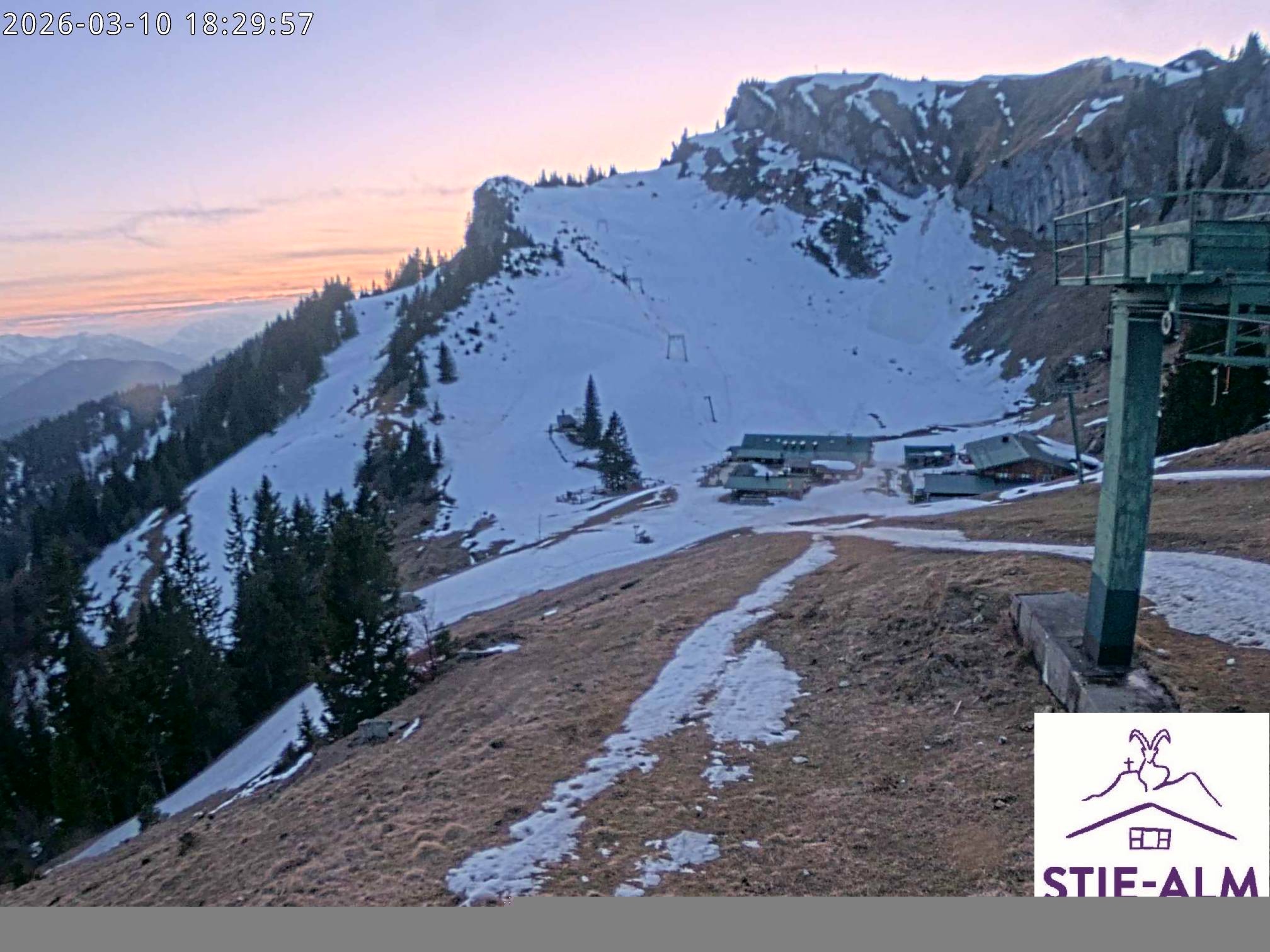 Archiv Foto Webcam Stiealm unterhalb des Latschenkopfes