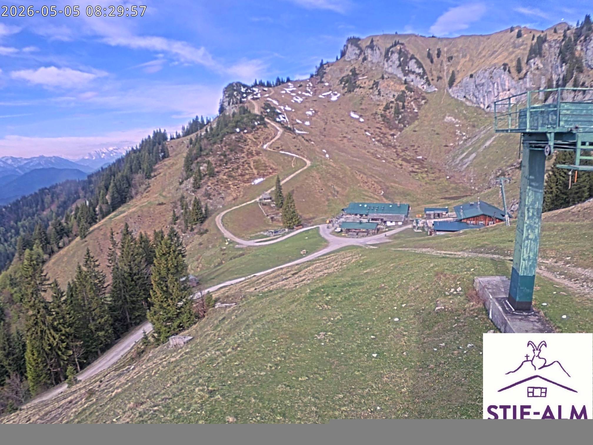 Archiv Foto Webcam Stiealm unterhalb des Latschenkopfes