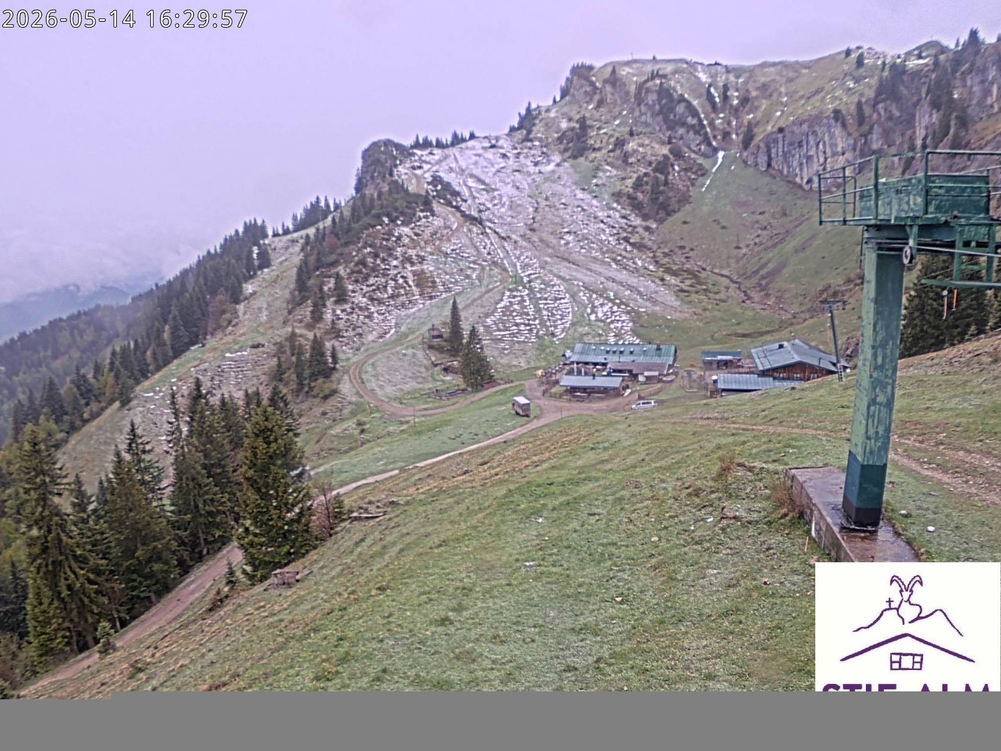 Archiv Foto Webcam Stiealm unterhalb des Latschenkopfes
