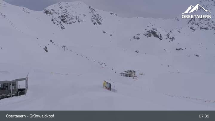 Archiv Foto Webcam Grünwaldkopf in Obertauern