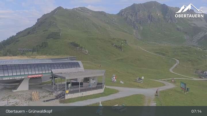 Archived image Webcam Obertauern - Grünwaldkopf