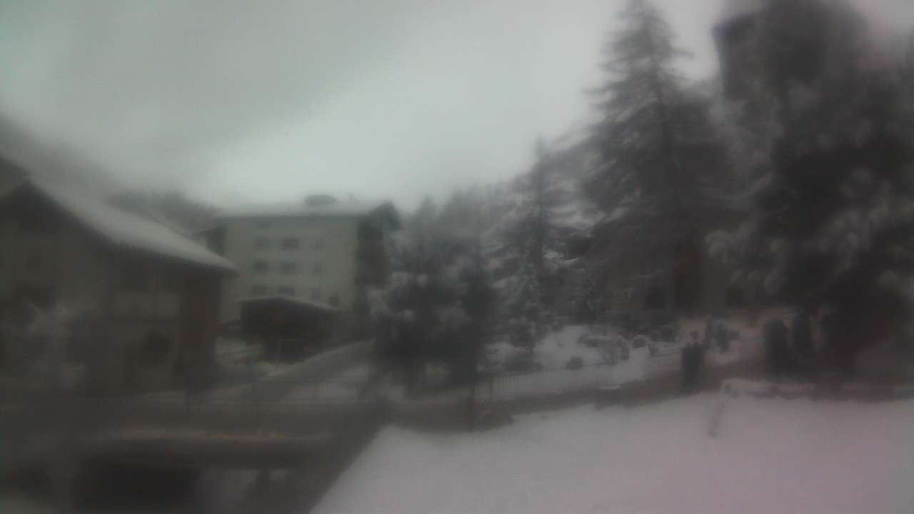 Archiv Foto Webcam Zermatt Kirche