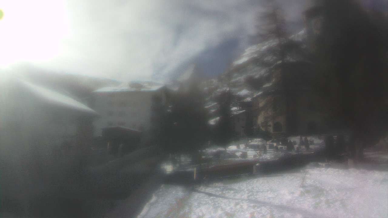 Archiv Foto Webcam Zermatt Kirche