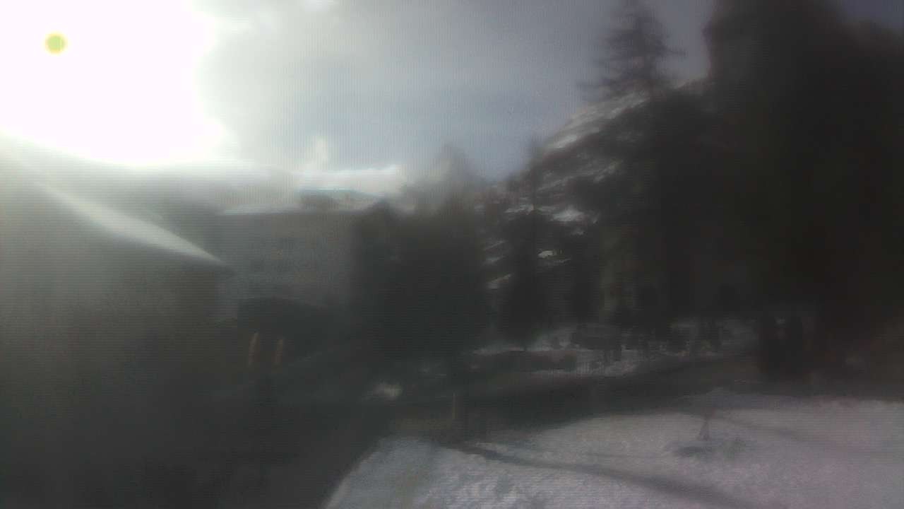 Archiv Foto Webcam Zermatt Kirche