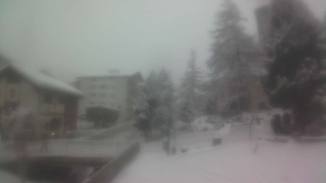 Archiv Foto Webcam Zermatt Kirche