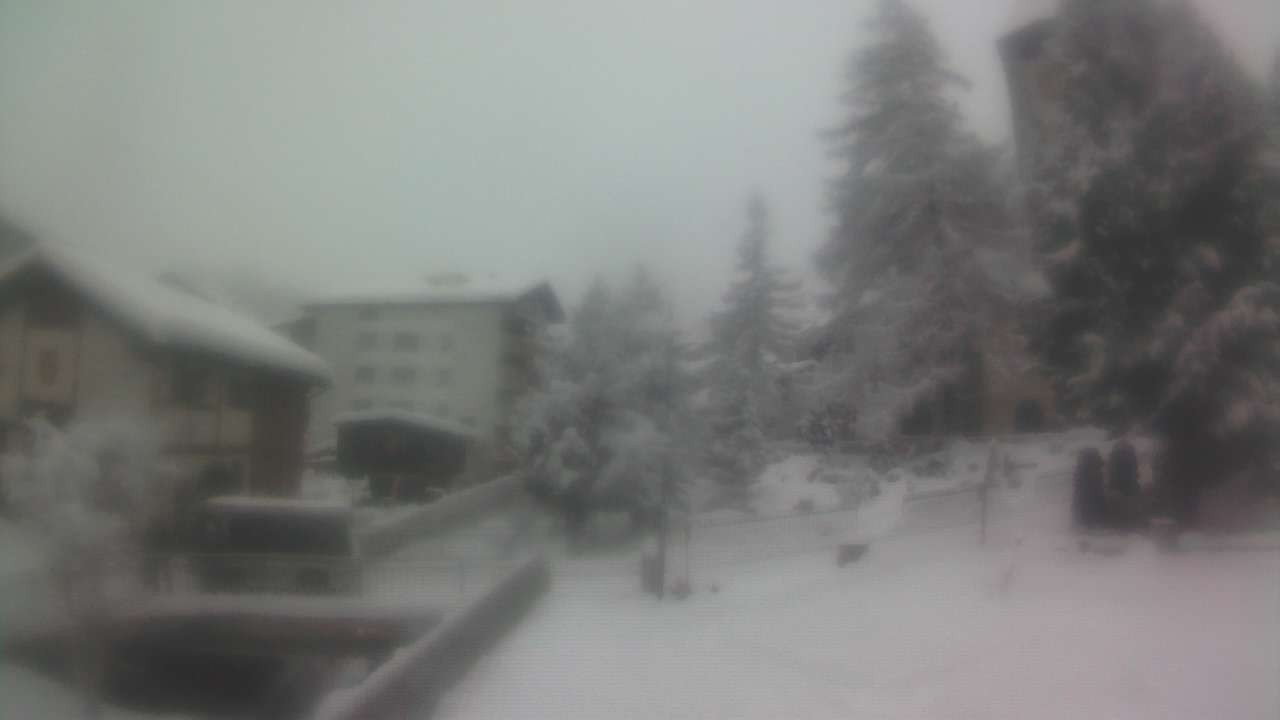 Archiv Foto Webcam Zermatt Kirche