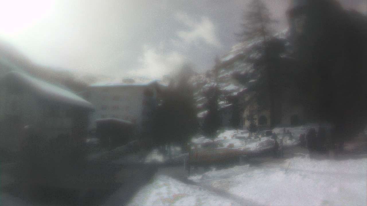 Archiv Foto Webcam Zermatt Kirche