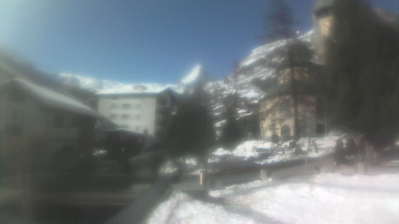 Archived image Webcam Zermatt Church