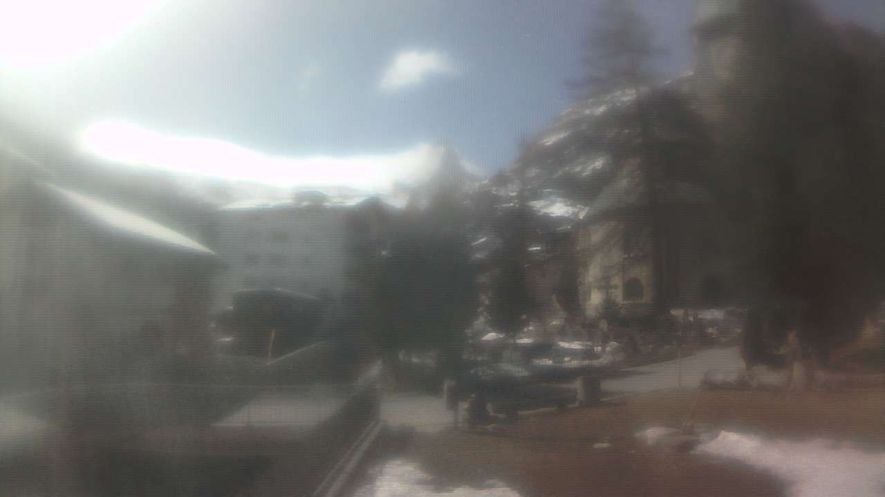 Archiv Foto Webcam Zermatt Kirche