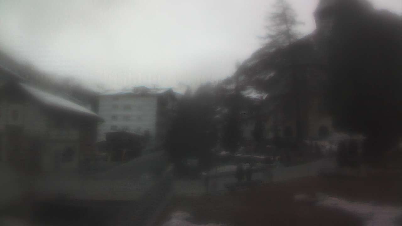 Archiv Foto Webcam Zermatt Kirche