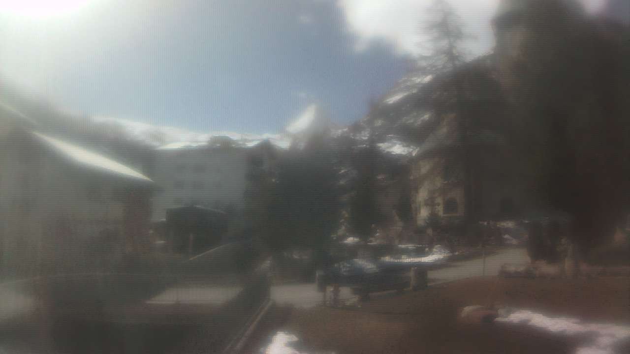 Archiv Foto Webcam Zermatt Kirche