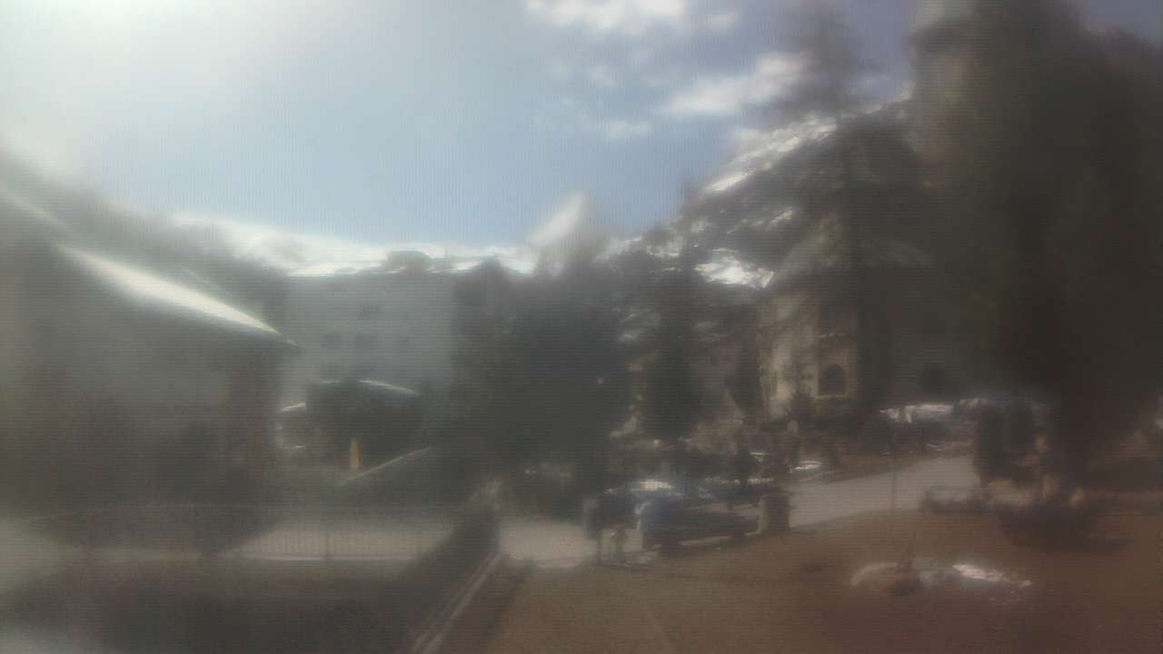 Archiv Foto Webcam Zermatt Kirche