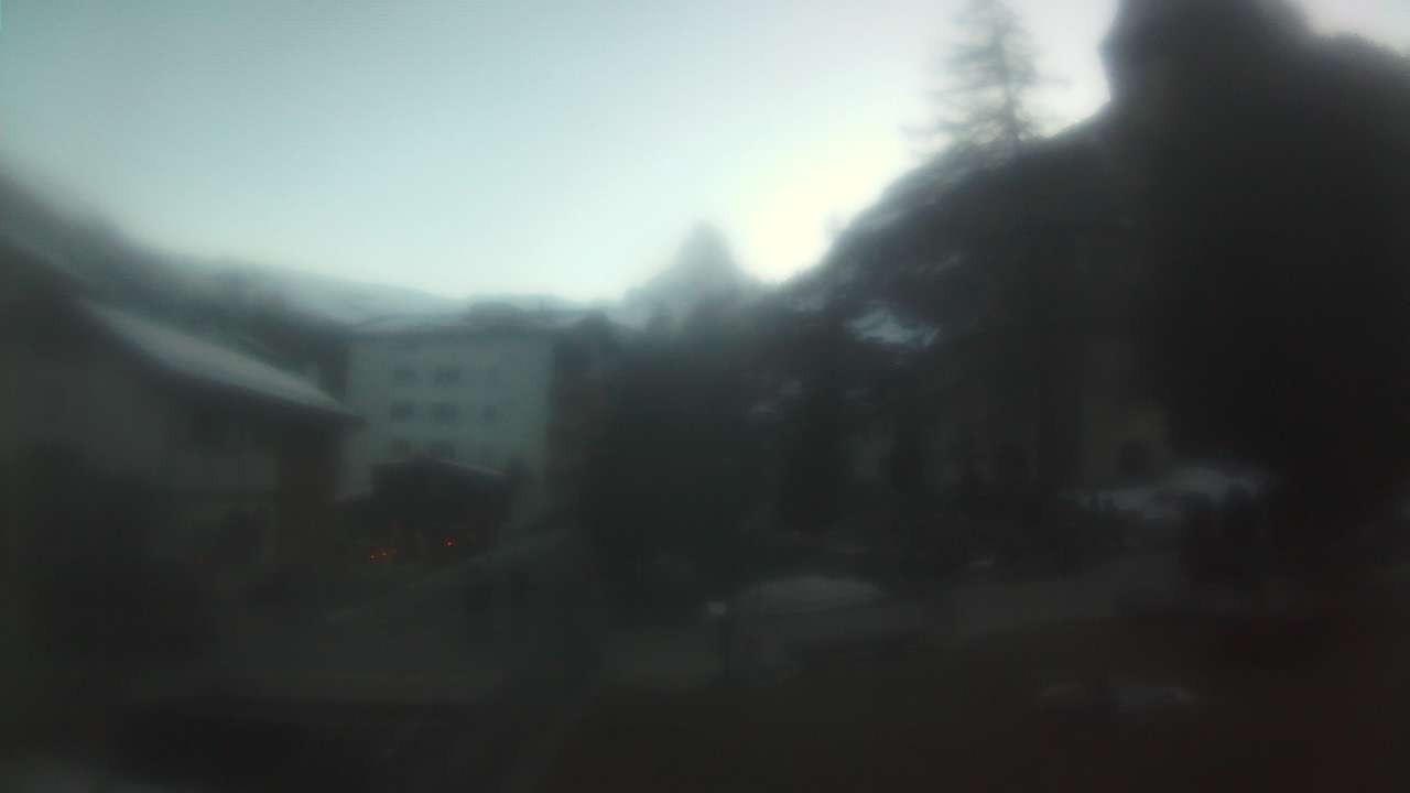 Archiv Foto Webcam Zermatt Kirche