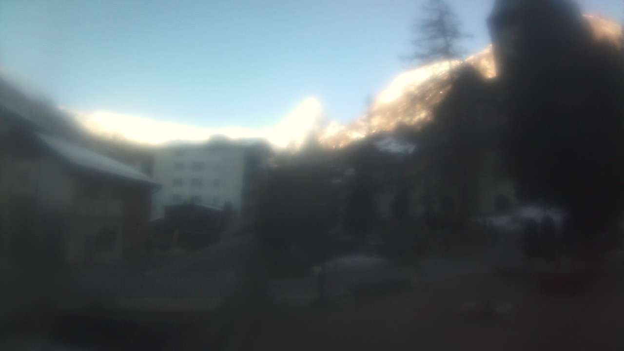 Archiv Foto Webcam Zermatt Kirche