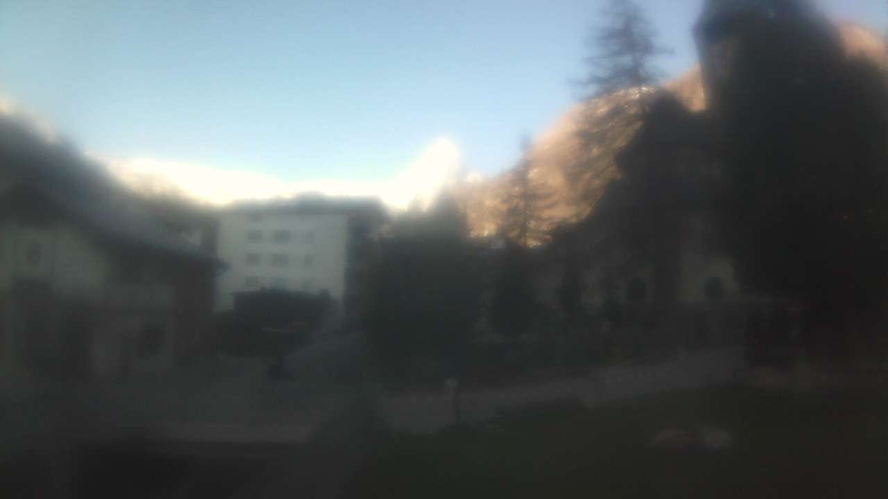 Archiv Foto Webcam Zermatt Kirche