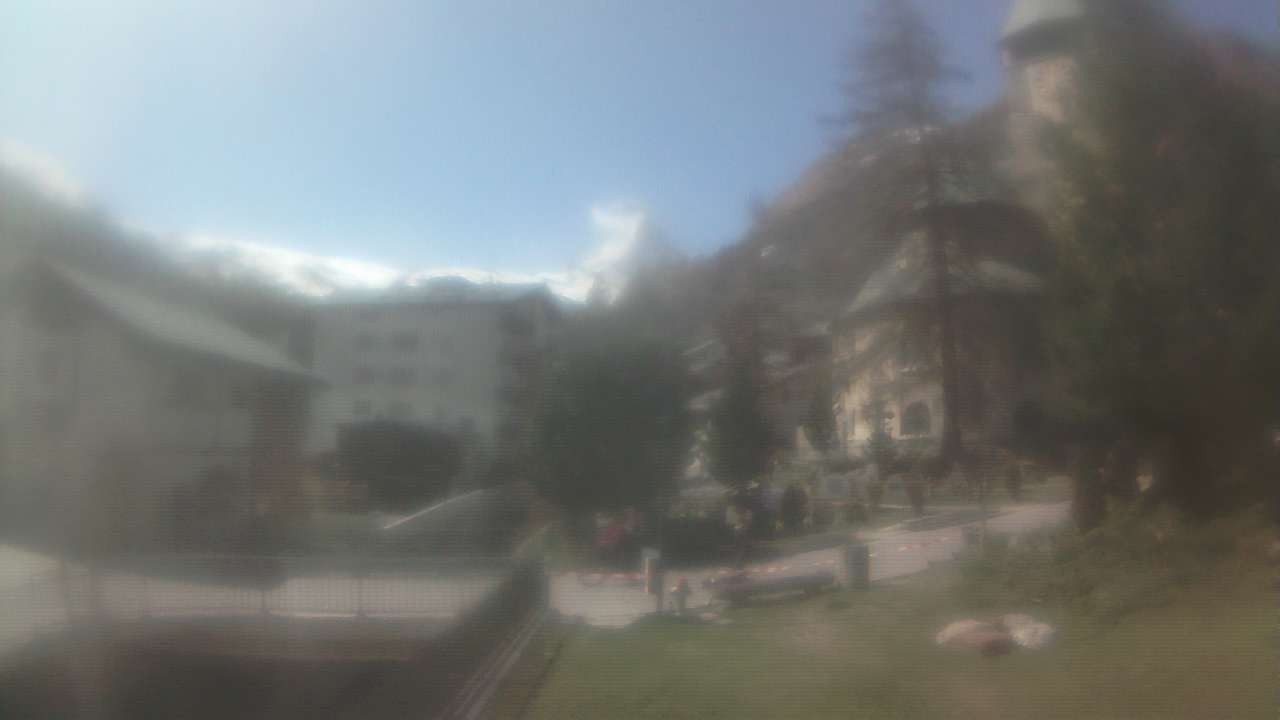 Archiv Foto Webcam Zermatt Kirche