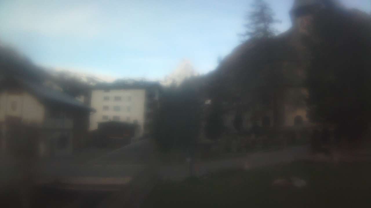 Archived image Webcam Zermatt Church