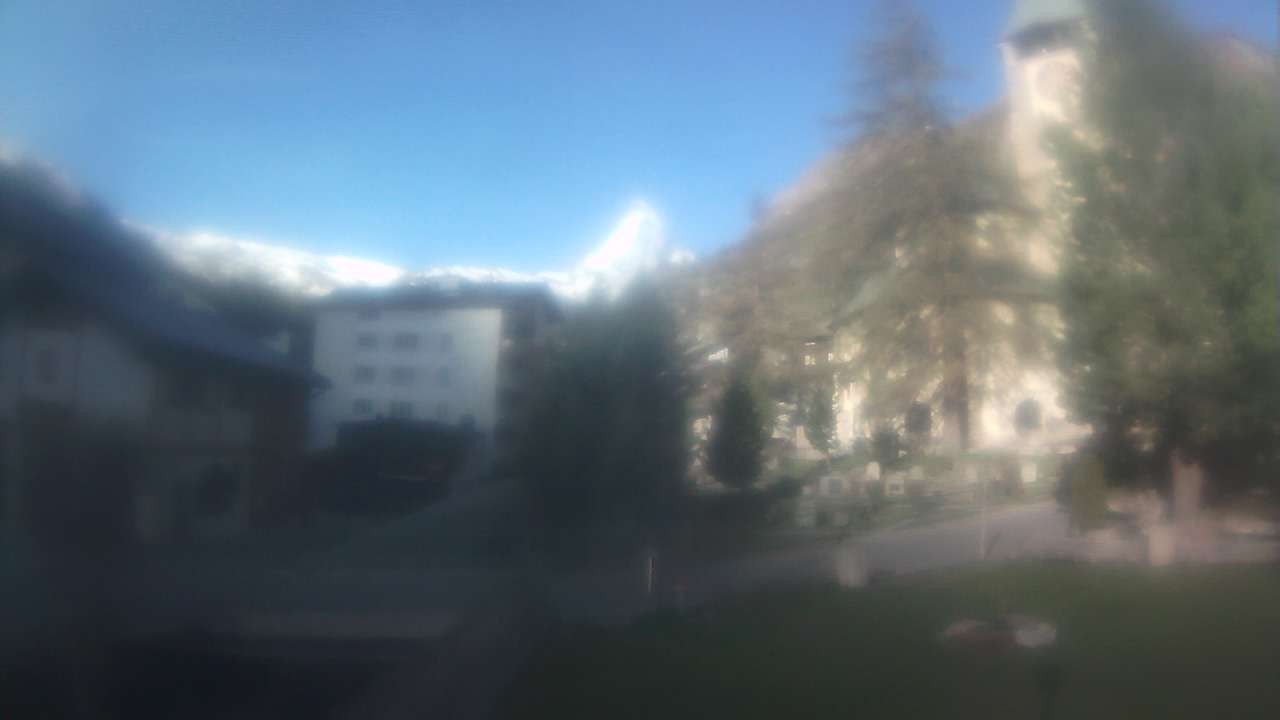 Archived image Webcam Zermatt Church