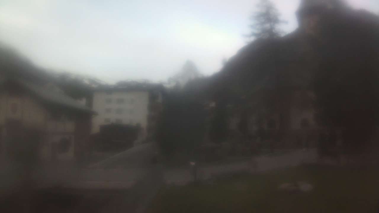 Archiv Foto Webcam Zermatt Kirche