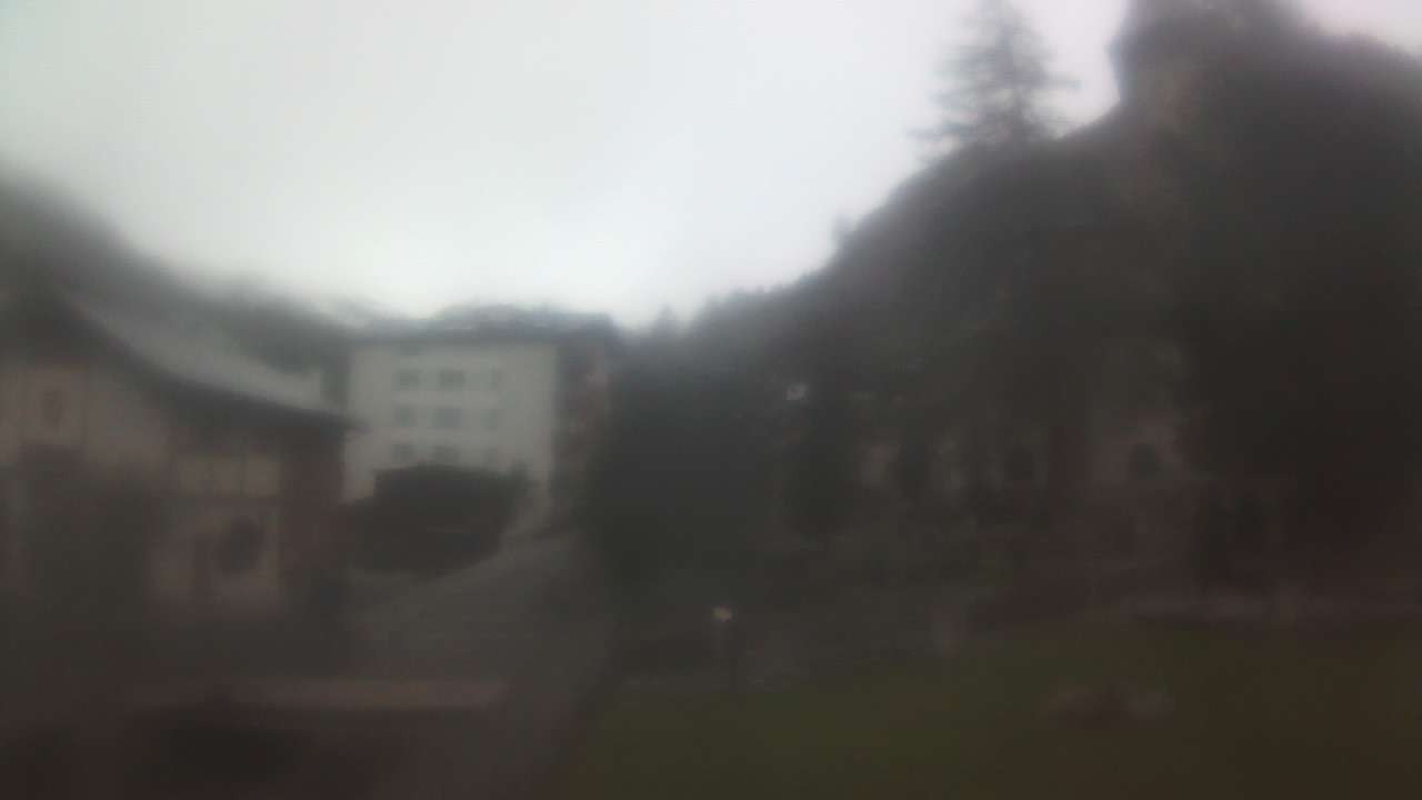 Archiv Foto Webcam Zermatt Kirche