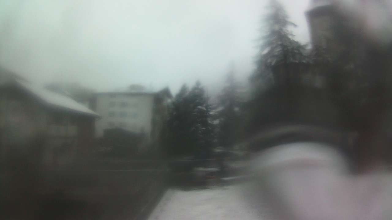 Archiv Foto Webcam Zermatt Kirche
