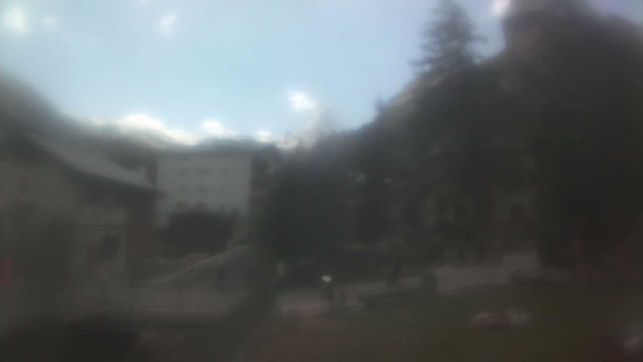 Archived image Webcam Zermatt Church