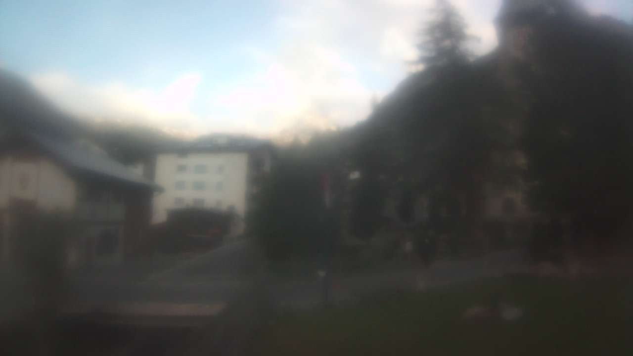 Archiv Foto Webcam Zermatt Kirche