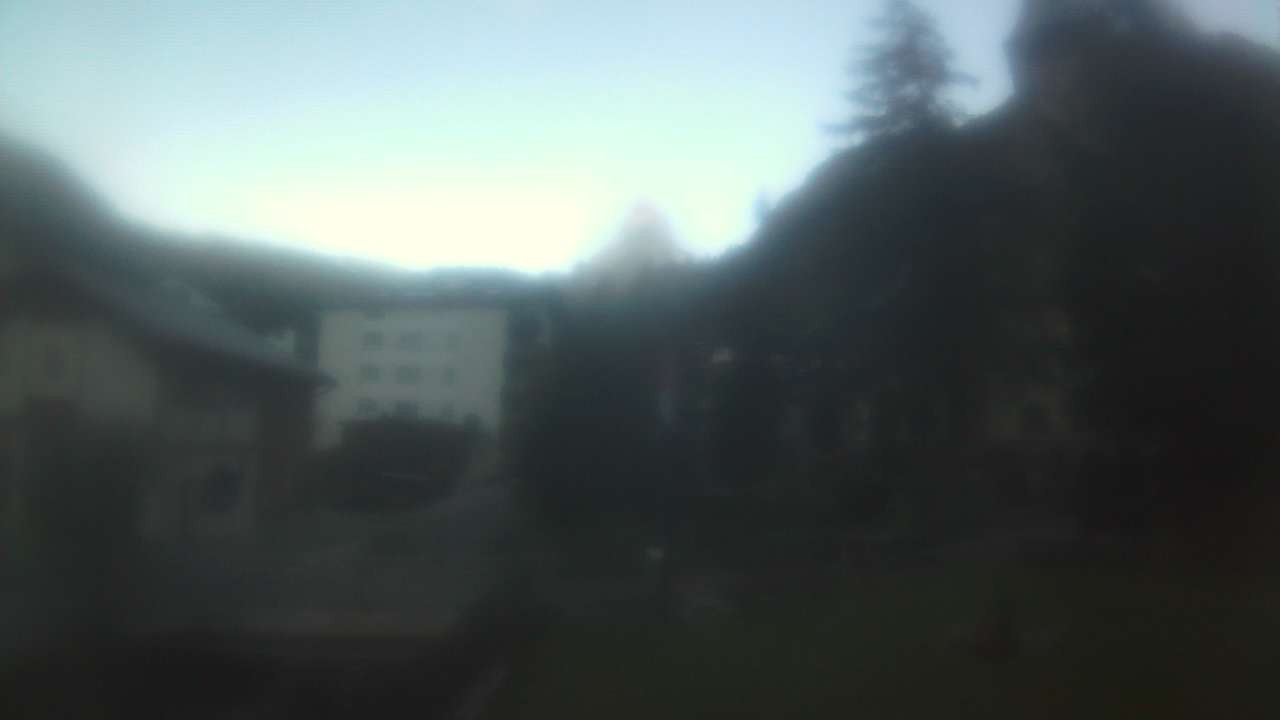 Archiv Foto Webcam Zermatt Kirche