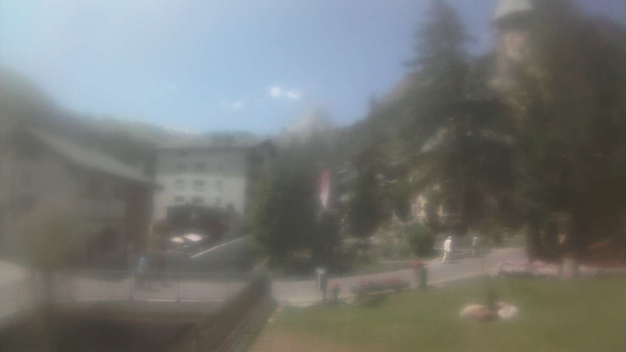 Archived image Webcam Zermatt Church