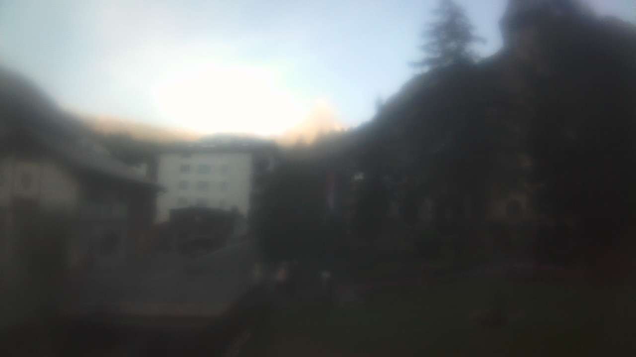 Archiv Foto Webcam Zermatt Kirche