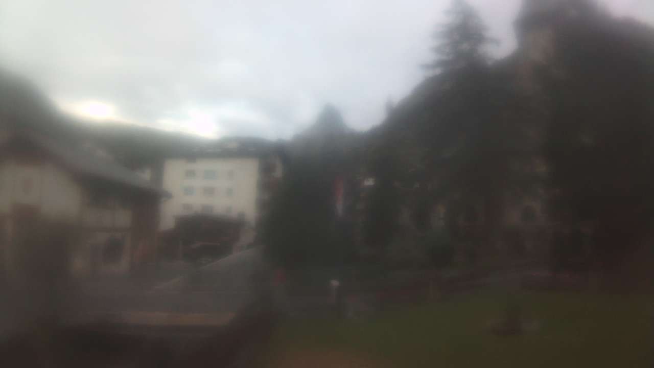 Archiv Foto Webcam Zermatt Kirche