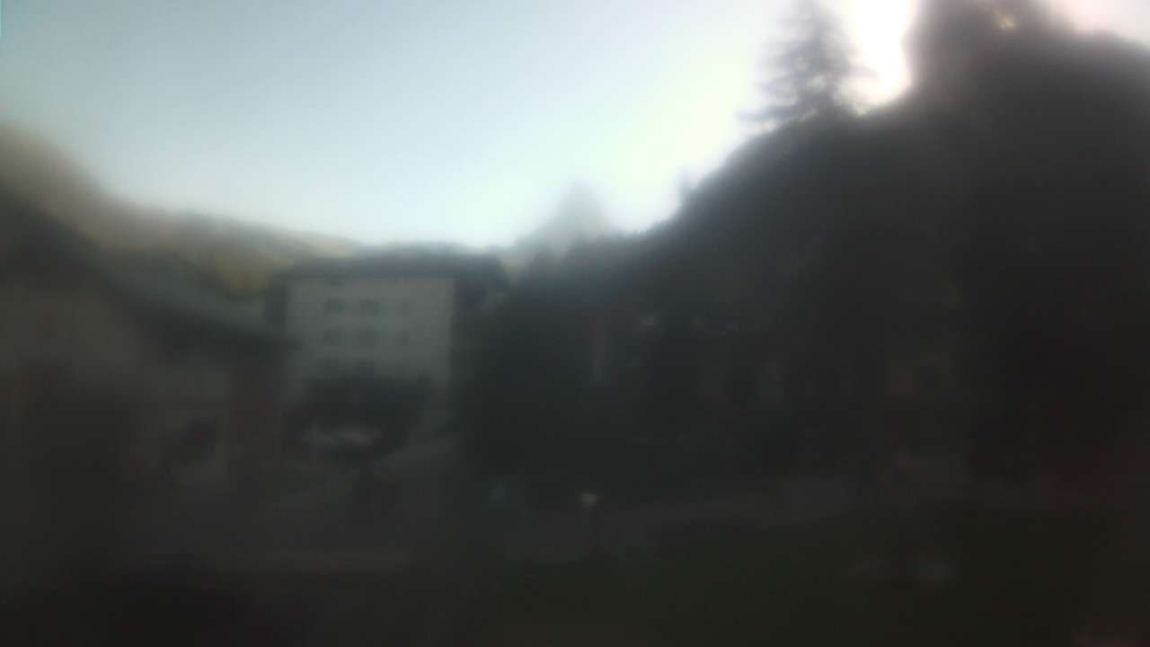Archiv Foto Webcam Zermatt Kirche
