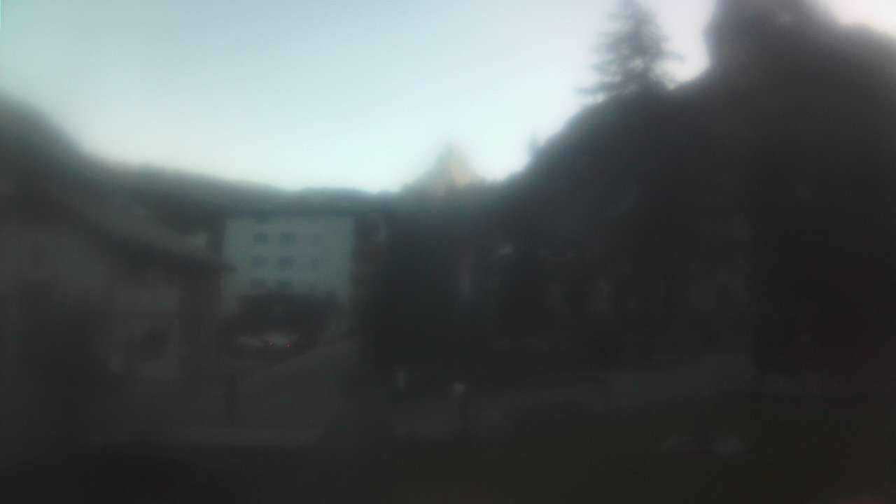 Archiv Foto Webcam Zermatt Kirche