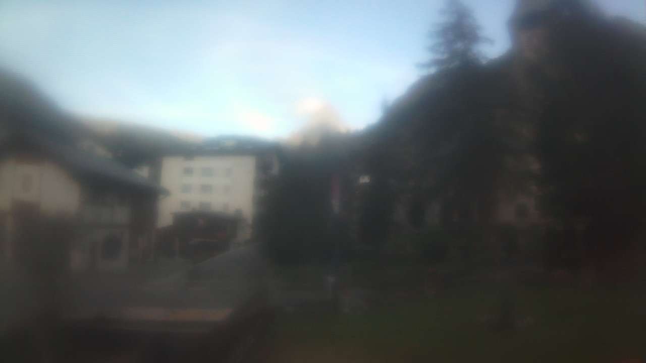 Archiv Foto Webcam Zermatt Kirche