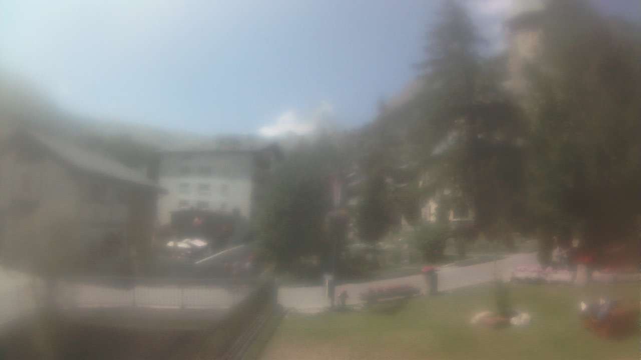 Archiv Foto Webcam Zermatt Kirche