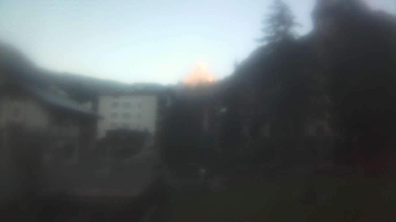 Archiv Foto Webcam Zermatt Kirche