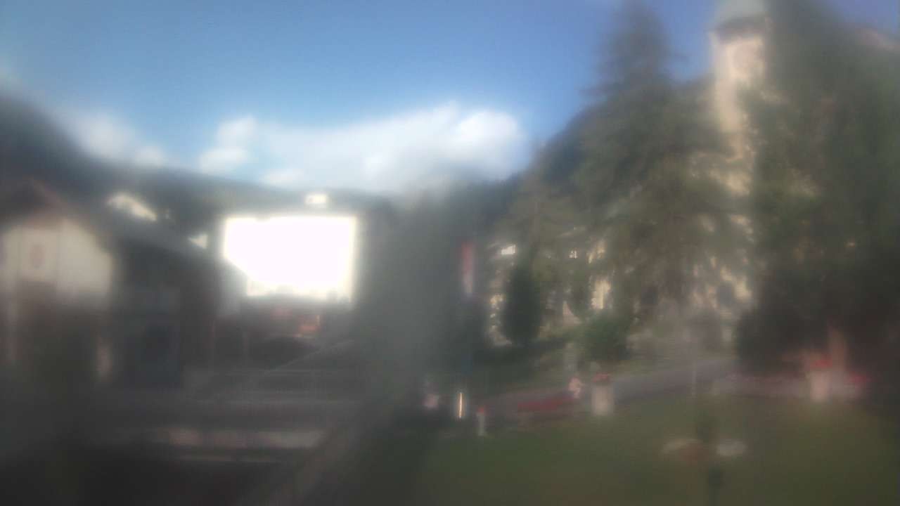 Archiv Foto Webcam Zermatt Kirche