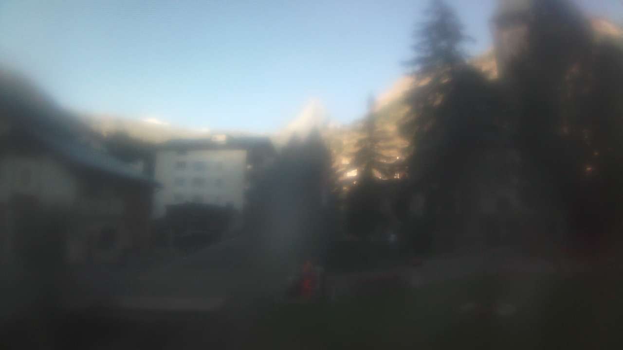 Archiv Foto Webcam Zermatt Kirche