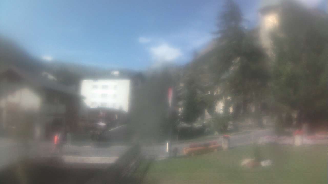 Archiv Foto Webcam Zermatt Kirche